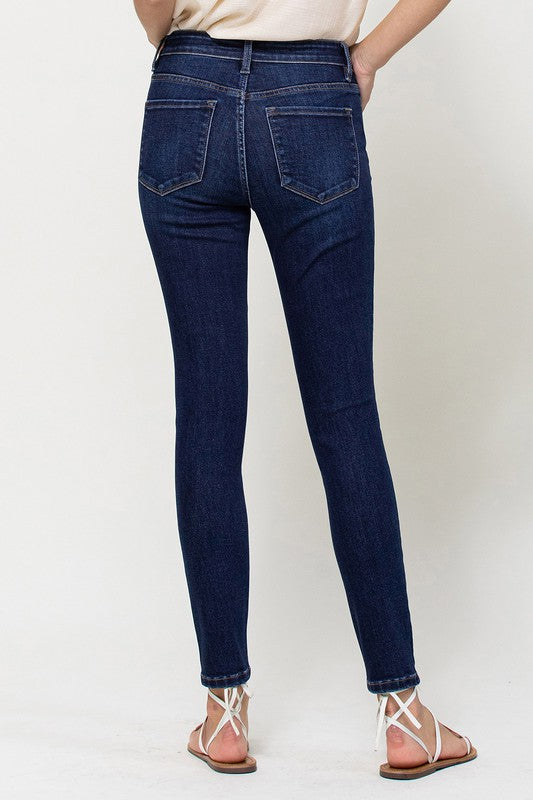 HIGH RISE SKINNY - Dark