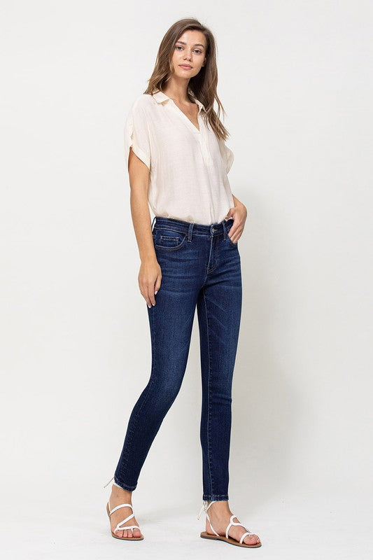 HIGH RISE SKINNY - Dark