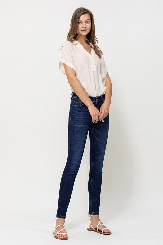 HIGH RISE SKINNY - Dark