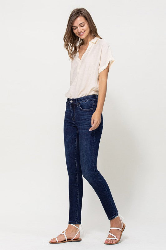 HIGH RISE SKINNY - Dark