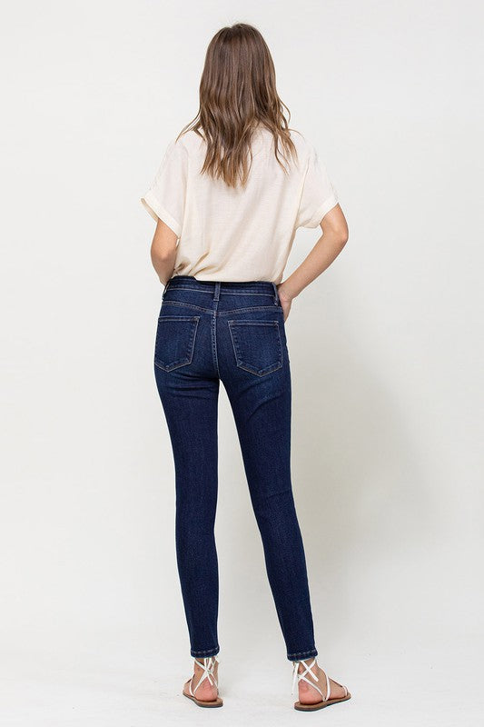 HIGH RISE SKINNY - Dark