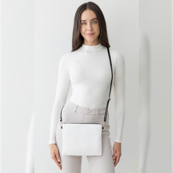 White Crossbody/Wristlet